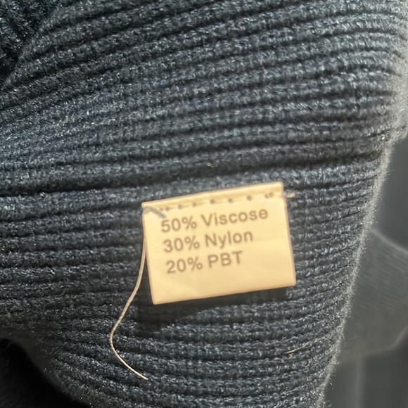 ANRABESS Blue CREWNECK COZY PULL ON Knit SWEATER WOMEN SIZE L - Picture 9 of 9